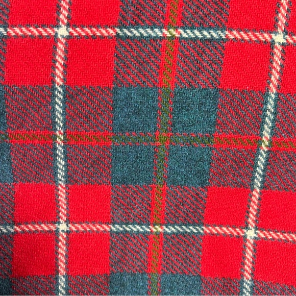VINTAGE Bobby Brooks button up tartan plaid cape coat - Picture 6 of 10